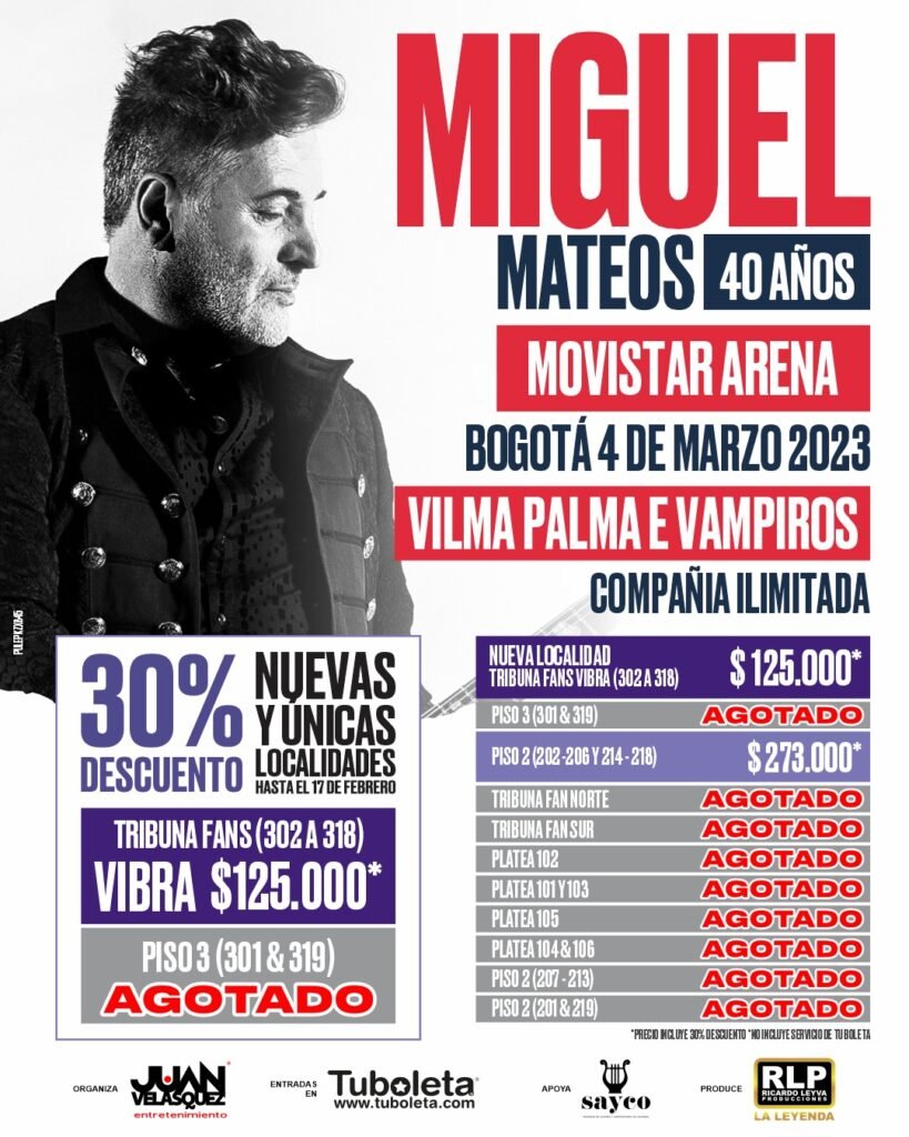 Miguel Mateos 40 años