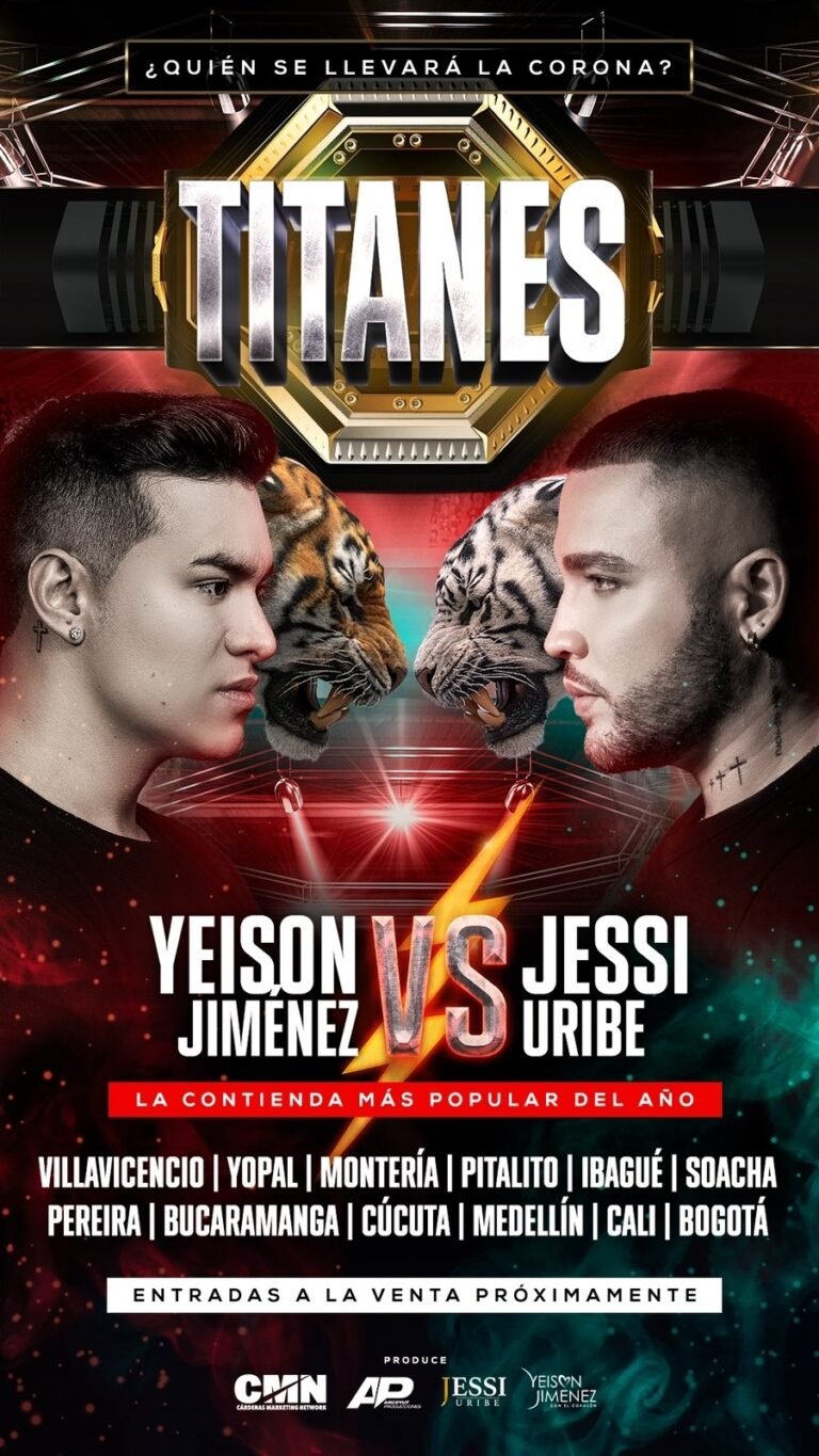 Titanes Tour 2023 Yeison Jiménez vs. Jessi Uribe El Filtro