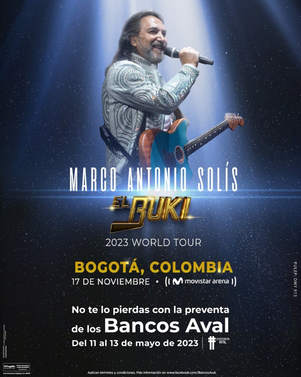 El Buki Tour 2023 nueva gira de Marco Antonio Solís en el Movistar