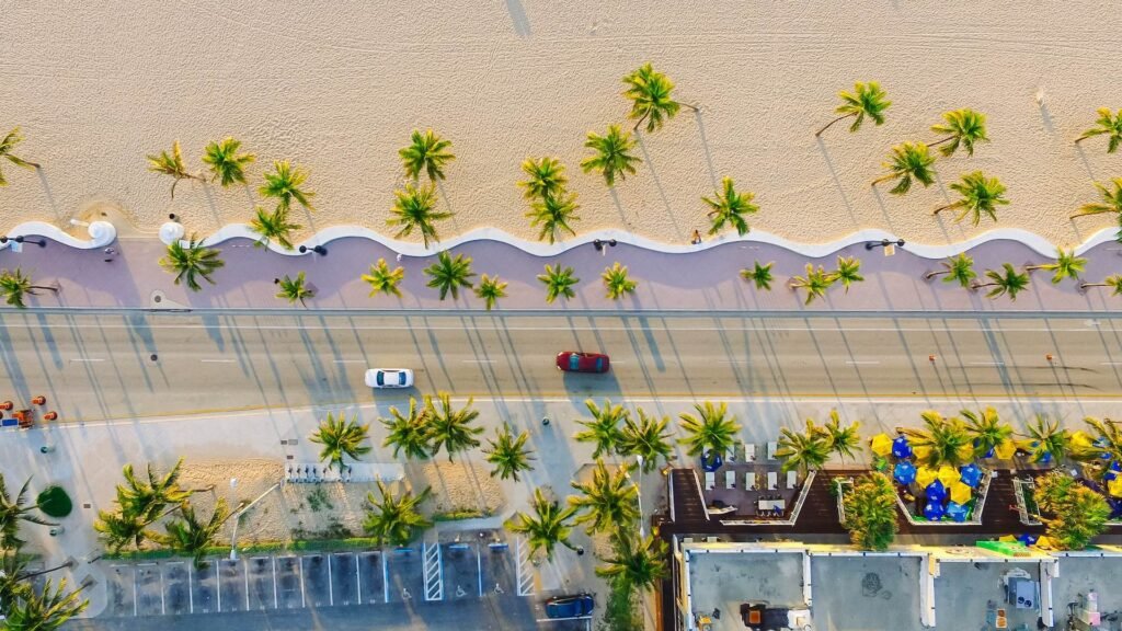 Miami en un auto rentado