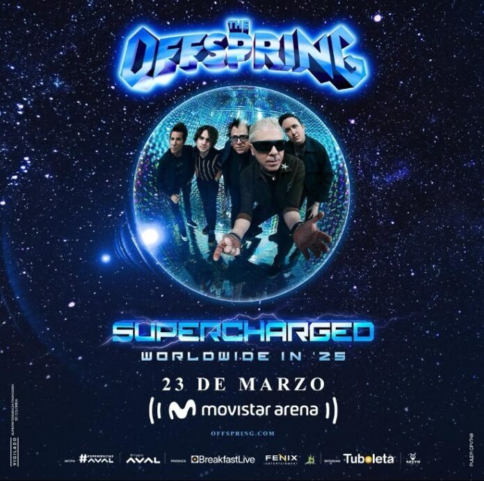 The Offspring Regresa a Colombia: Concierto Exclusivo en el Movistar Arena en 2025