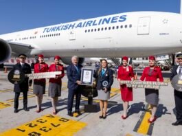 Guinness World Records certifica a Turkish Airlines como líder global en destinos