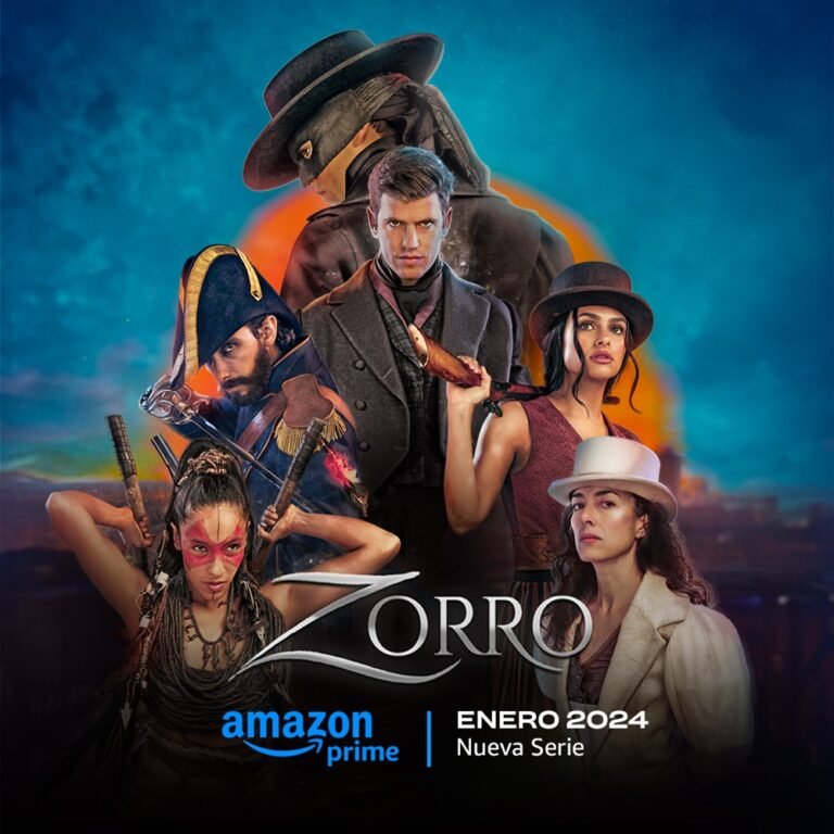 Prime Video estrena Zorro con un elenco estelar y emocionante soundtrack
