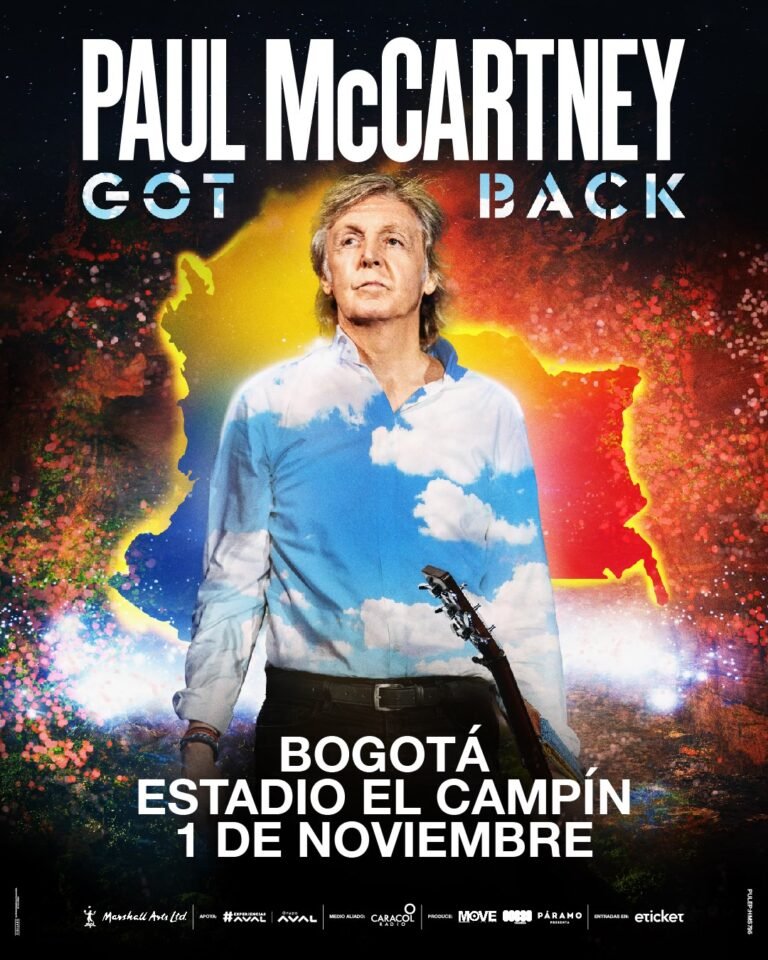Paul McCartney trae su gira Got Back a Colombia