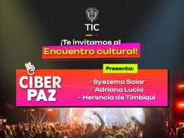 Encuentro Cultural Ciberpaz: arte, música y tecnología este 13 de diciembre en Bogotá.