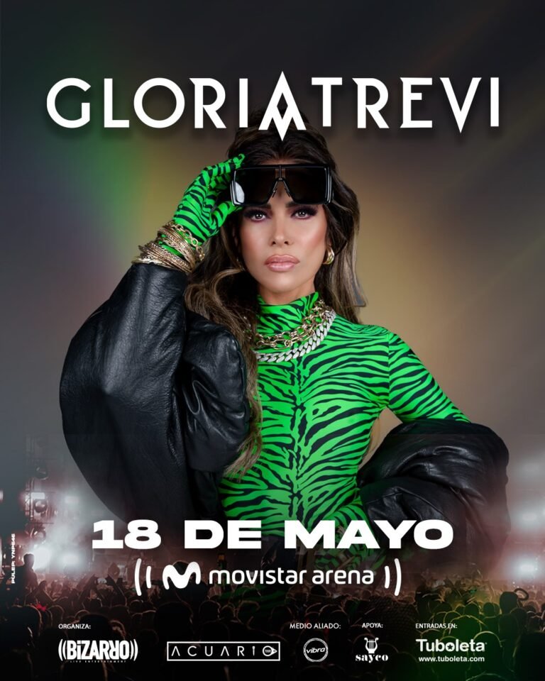 Gloria Trevi regresa a Bogotá con “Mi Soundtrack On Tour”