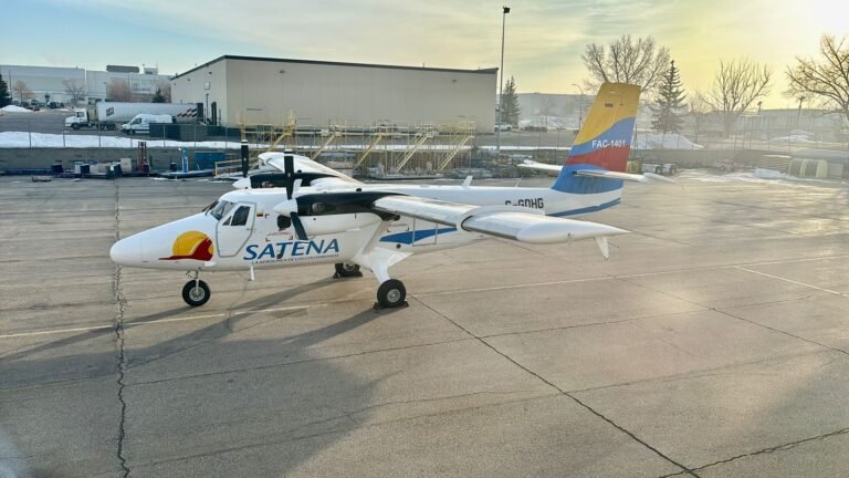 SATENA recibe su segundo avión Twin Otter: conectividad para regiones apartadas