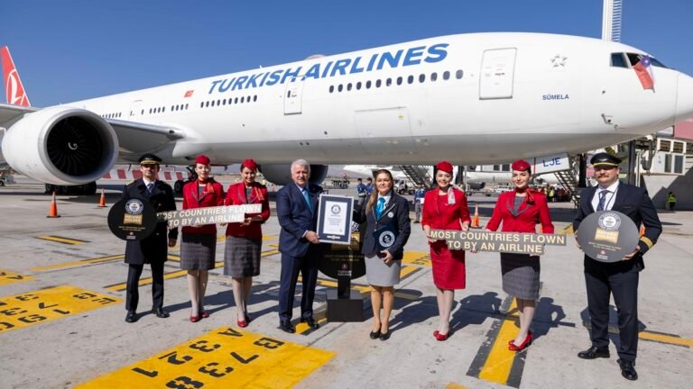 Turkish Airlines rompe récord mundial con vuelos a 120 países