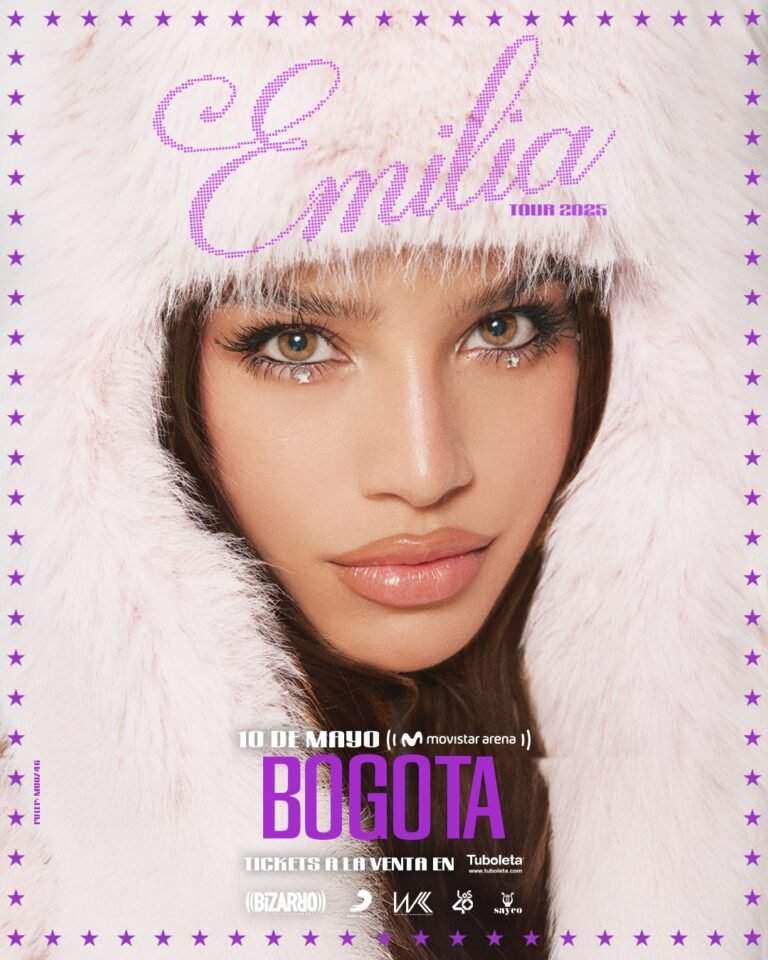 "MP3 Tour" de Emilia: Fecha, Preventa y Todo lo que Debes Saber de su Concierto en Bogotá