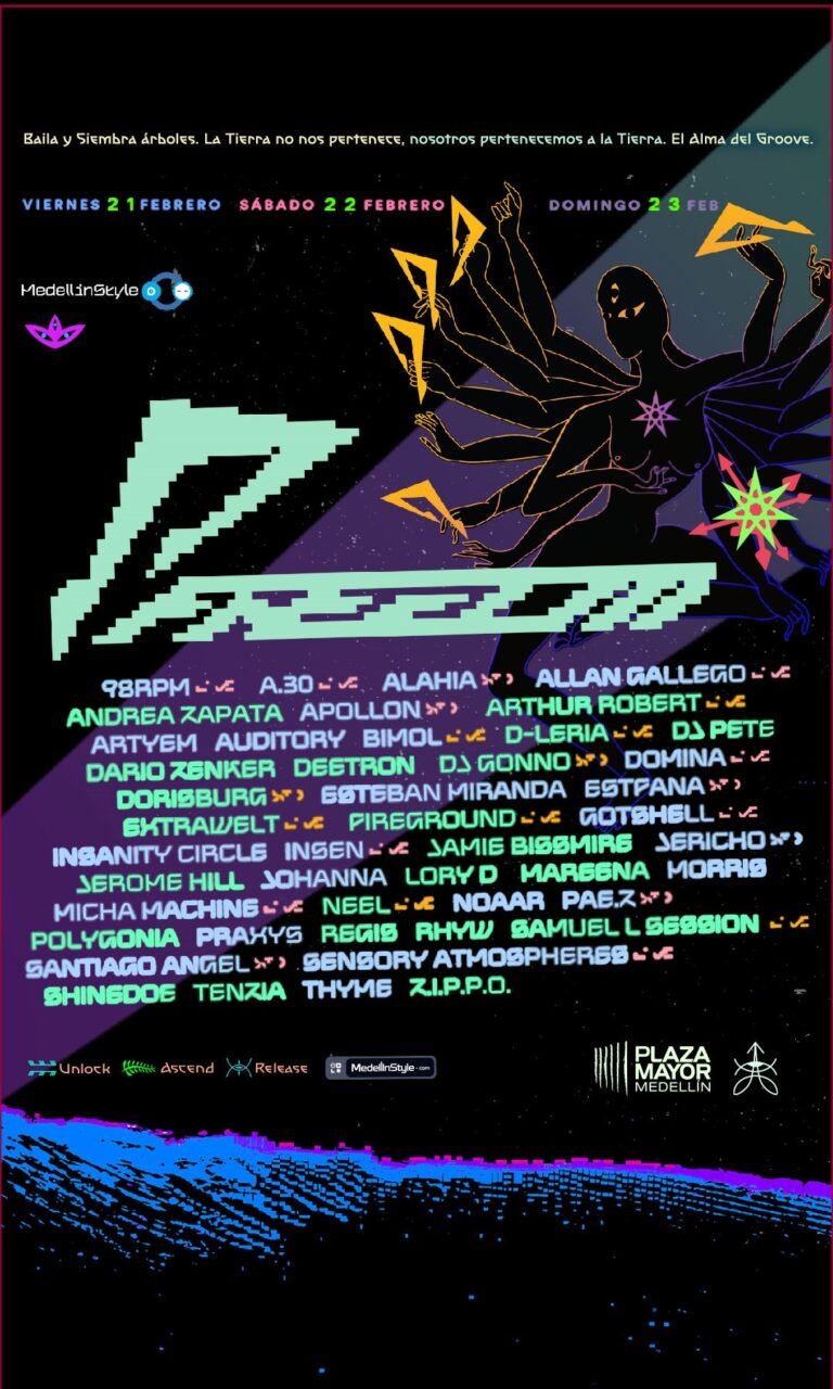 Medellín se prepara para Freedom 2025: 72 horas de música electrónica y conexión