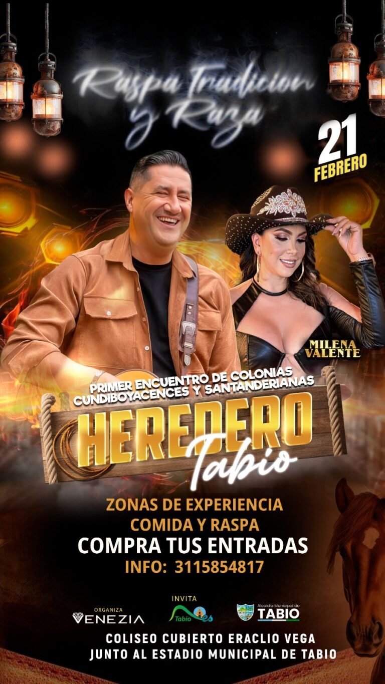 Heredero regresa con su Coqueta Tour 2025 este 21 de febrero en Tabio