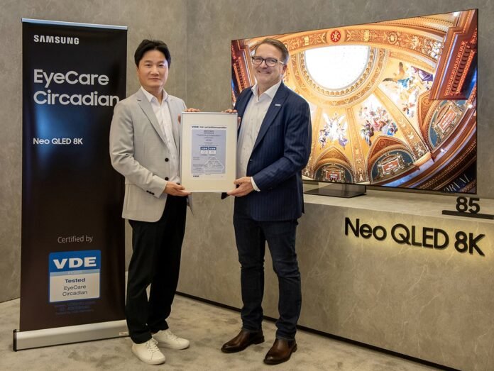 Neo QLED y Lifestyle de Samsung: innovación y bienestar con certificación EyeCare