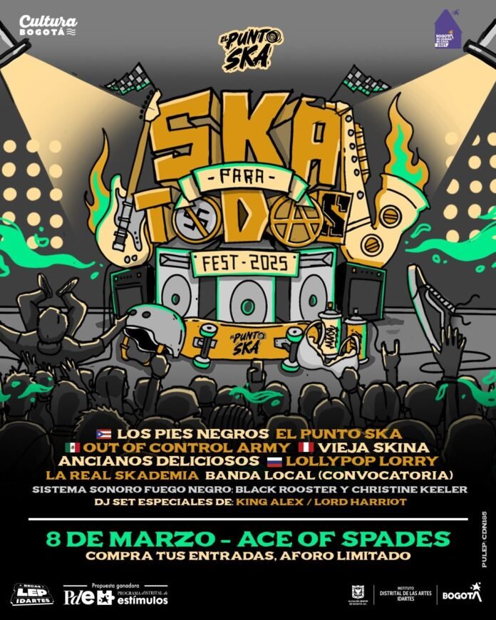 Ska Para Todos Fest 2025: el festival internacional de ska en Bogotá