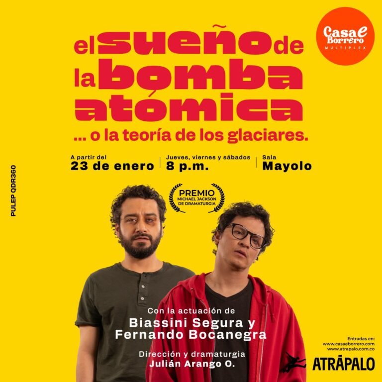 Teatro Casa E Borrero presenta “El sueño de la bomba atómica” en la Sala Mayolo