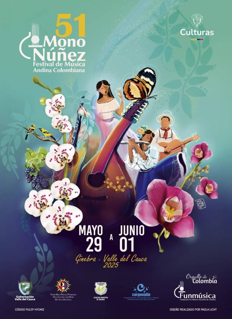 El Festival Mono Núñez 2025 presenta su afiche oficial