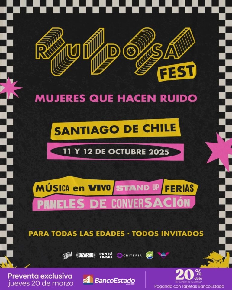 Ruidosa Fest 2025 en Santiago: Fecha, entradas y todo lo que debes saber