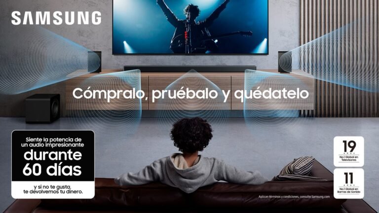 Samsung permite probar sus barras de sonido con opción de devolución