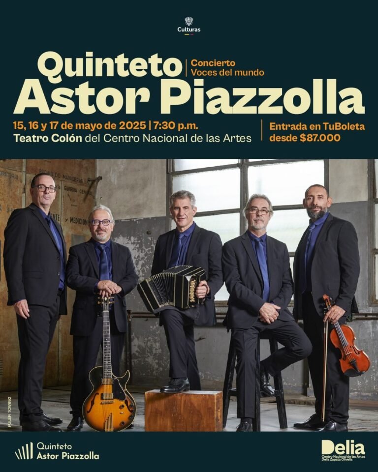 El Quinteto Astor Piazzolla revive el Nuevo Tango en el Teatro Colón