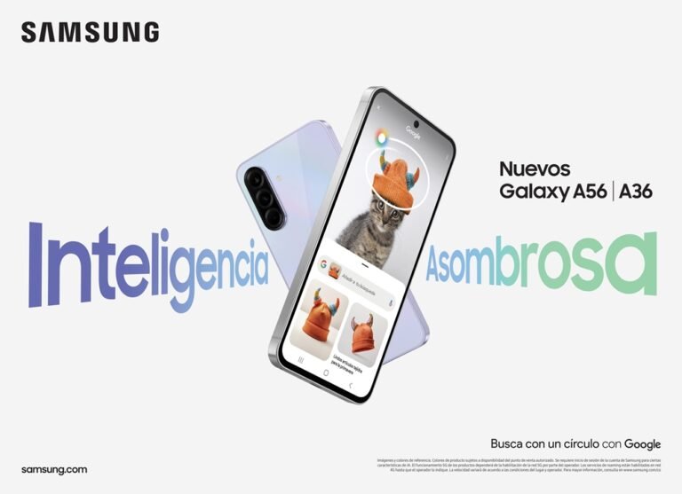 Galaxy A56, A36 y A26: Samsung lleva la IA a la gama media en Colombia