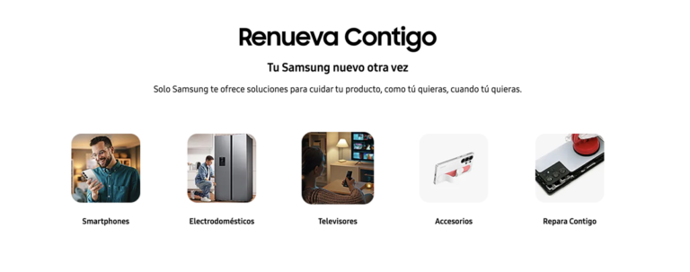 Samsung lanza “Repara Contigo”, su programa de autorreparación con más de 300 repuestos
