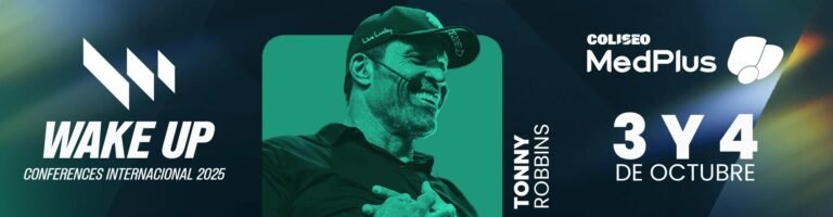 Tony Robbins regresa a Sudamérica en Wake Up Conference 2025 en Bogotá