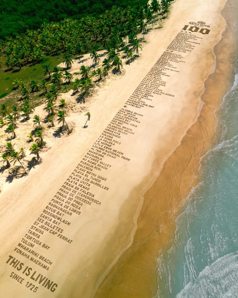 Corona cumple 100 años y lanza lista de las 100 playas más icónicas del planeta