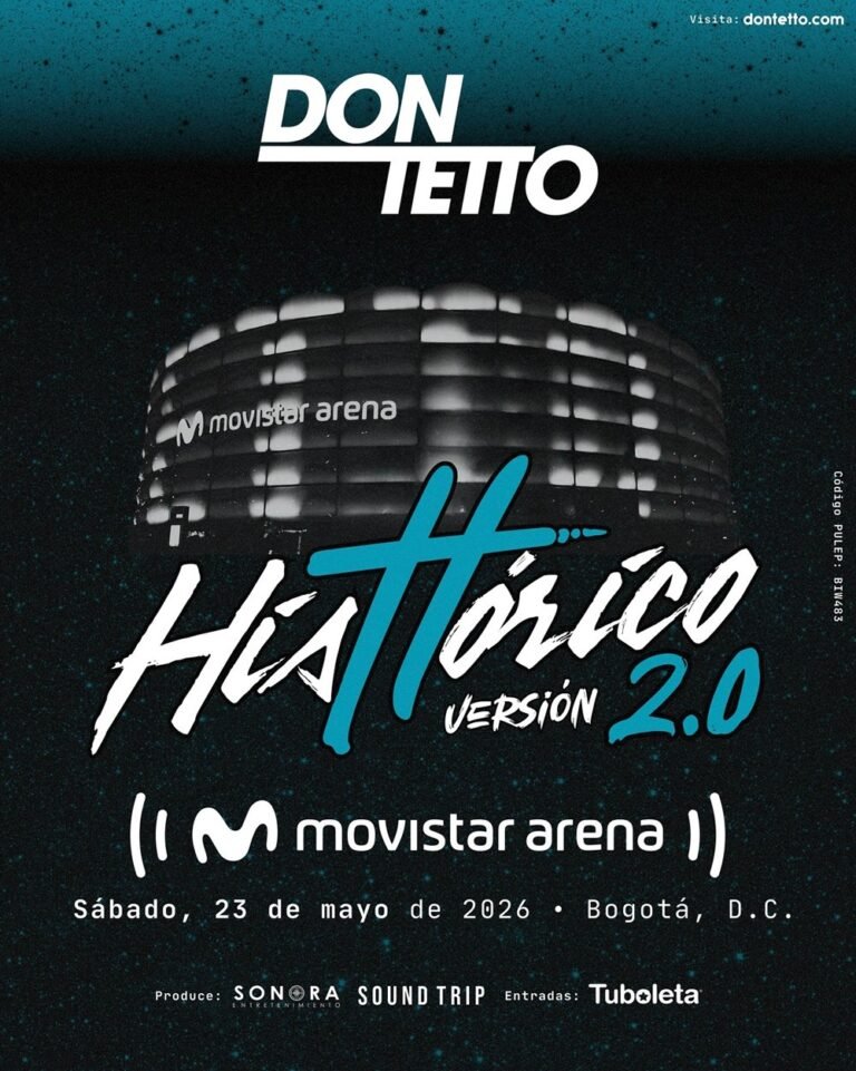 Don Tetto en Movistar Arena 2026: Una Noche Épica con 'Histórico 2.0'