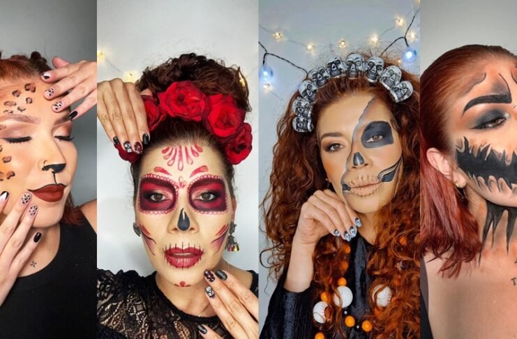 Halloween 2025: Maquillaje Gótico y Nail Art Spooky con Masglo