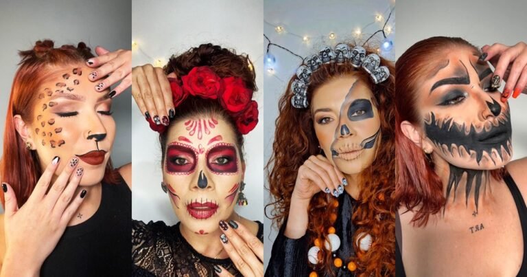 Halloween 2025: Maquillaje Gótico y Nail Art Spooky con Masglo
