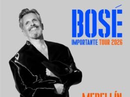 Bosé en Colombia 2026: El "IMPORTANTE TOUR" Aterriza en Medellín en Marzo