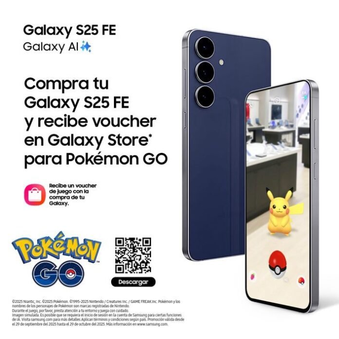 samsung-s25fe-pokemon-go Galaxy S25 FE: El Smartphone Definitivo para Maestros Pokémon con AI y Voucher Exclusivo en Galaxy Store