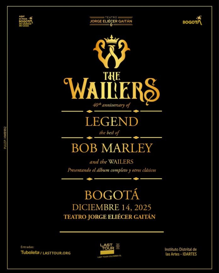 Bob Marley Vive: The Wailers Vuelve a Bogotá para un Concierto Inolvidable en 2025