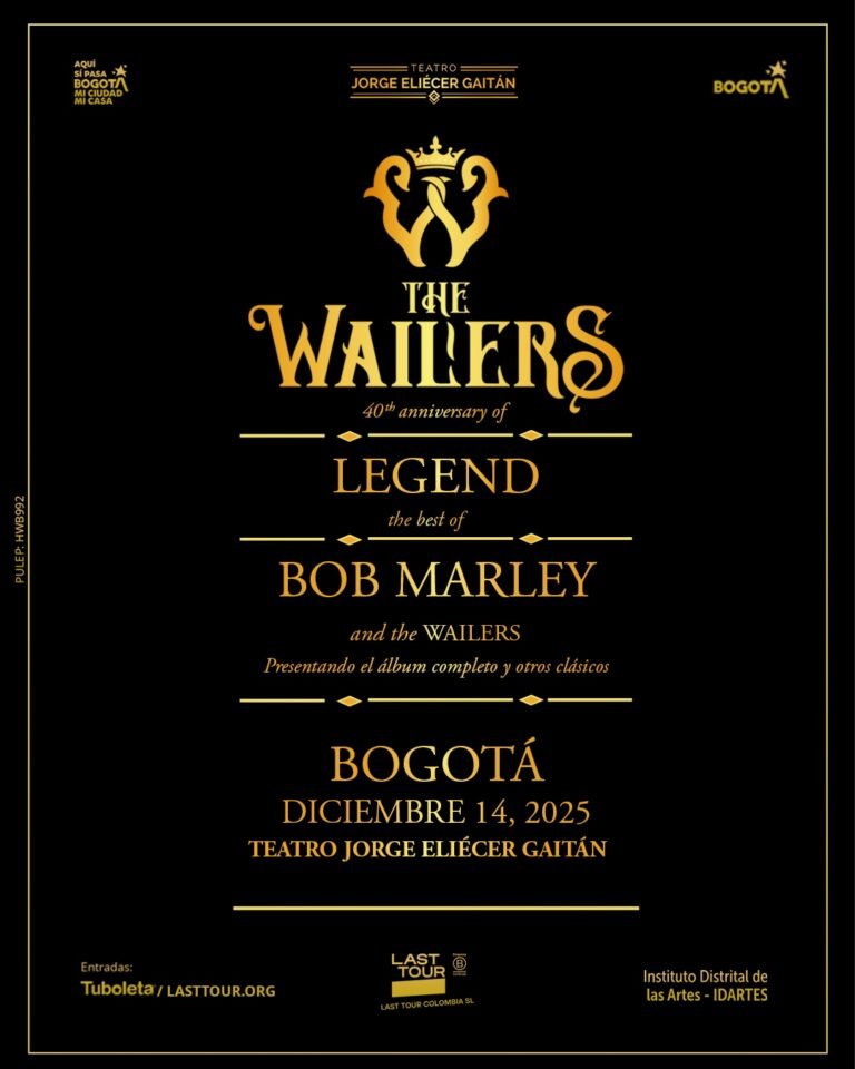 Bob Marley Vive: The Wailers Vuelve a Bogotá para un Concierto Inolvidable en 2025
