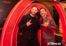TRON: ARES | así fue la premiere en Colombia: El universo digital cobró vida Miguel Alvaréz, actor; Felipe Calero, actor