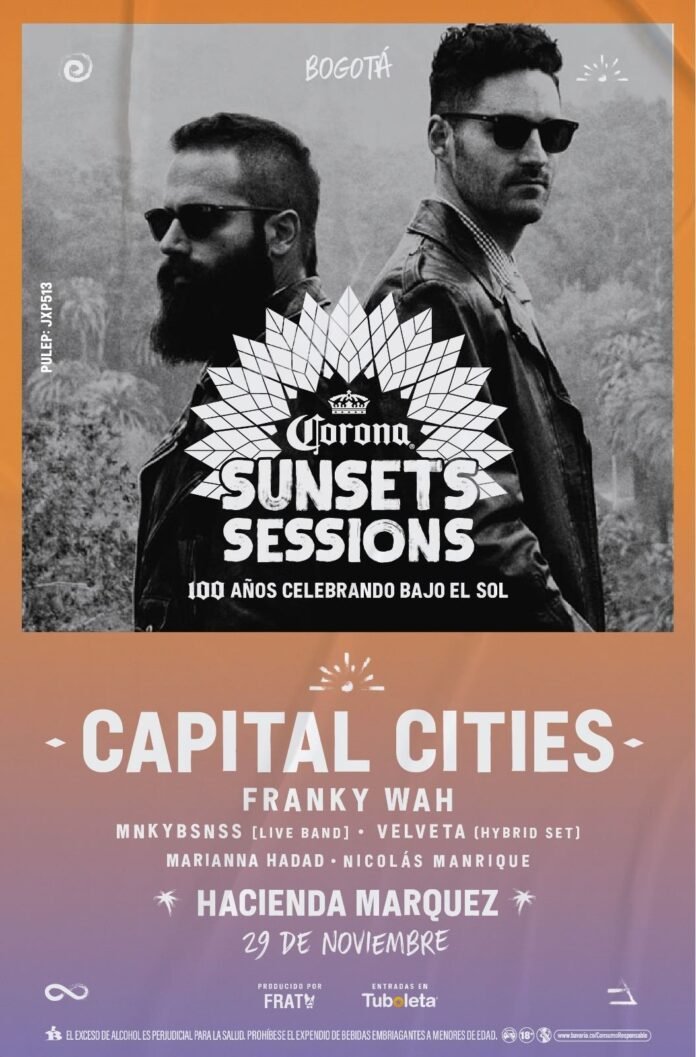 Corona Sunsets Bogotá 2025: Música, Naturaleza y Desconexión con Capital Cities