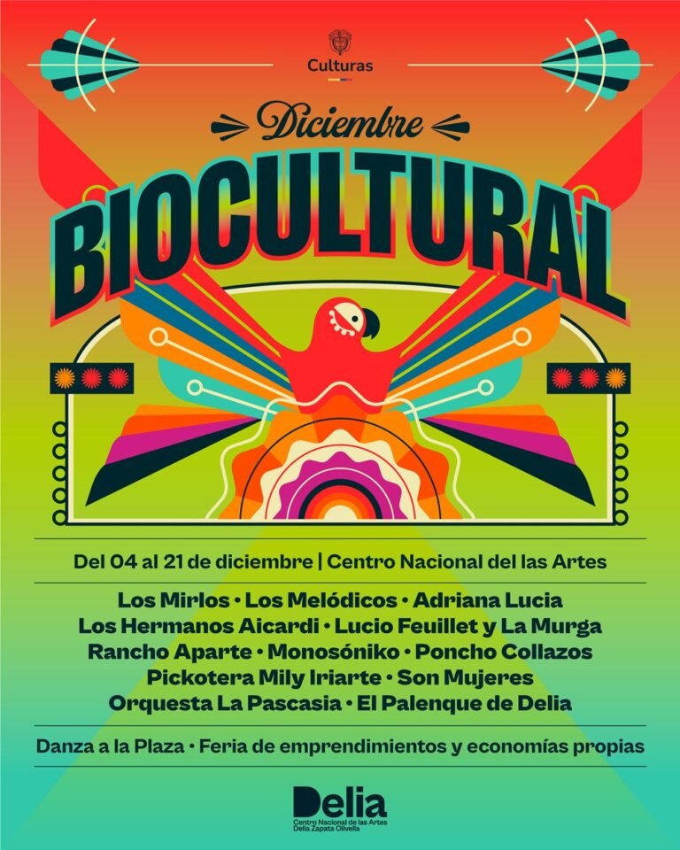 Diciembre biocultural en el Centro Nacional de las Artes: cumbia, big band y picó
