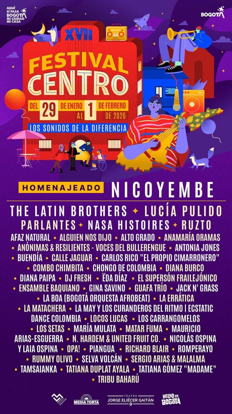 Programación Festival Centro 2026