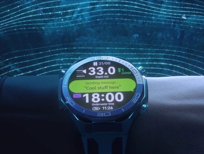 Buceo y aventura: Explora el mar con el HUAWEI WATCH Ultimate 2.