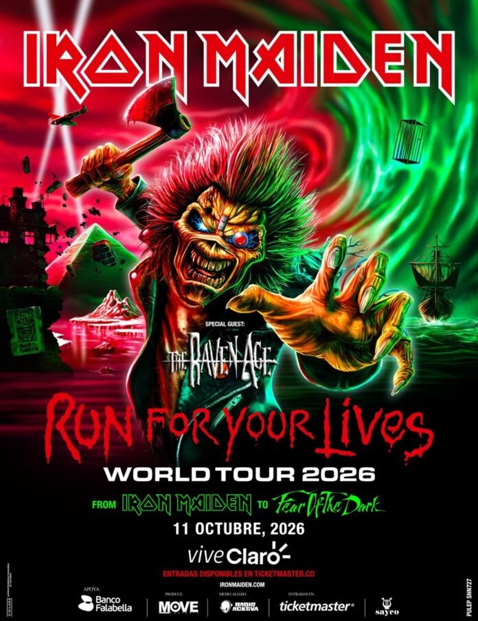 Iron Maiden en Bogotá 2026: Entradas y Detalles del Concierto