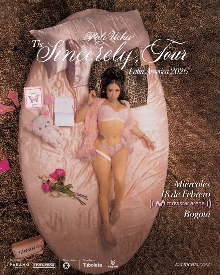 Kali Uchis en Bogotá 2026: Fecha y boletas para el Movistar Arena