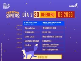 Festival Centro 2026: Homenaje a Nicoyembe y 15 artistas en vivo