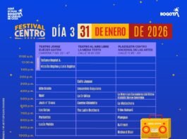 Festival Centro 2026: Programación y artistas del Día 3