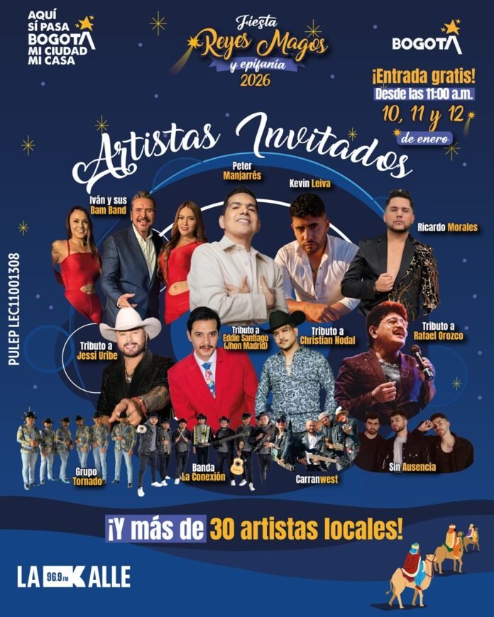 Artistas y Horarios de la Fiesta de Reyes Magos 2026 en La Candelaria