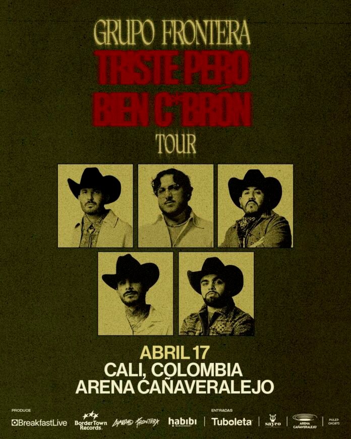 Grupo Frontera en Colombia: Canta 