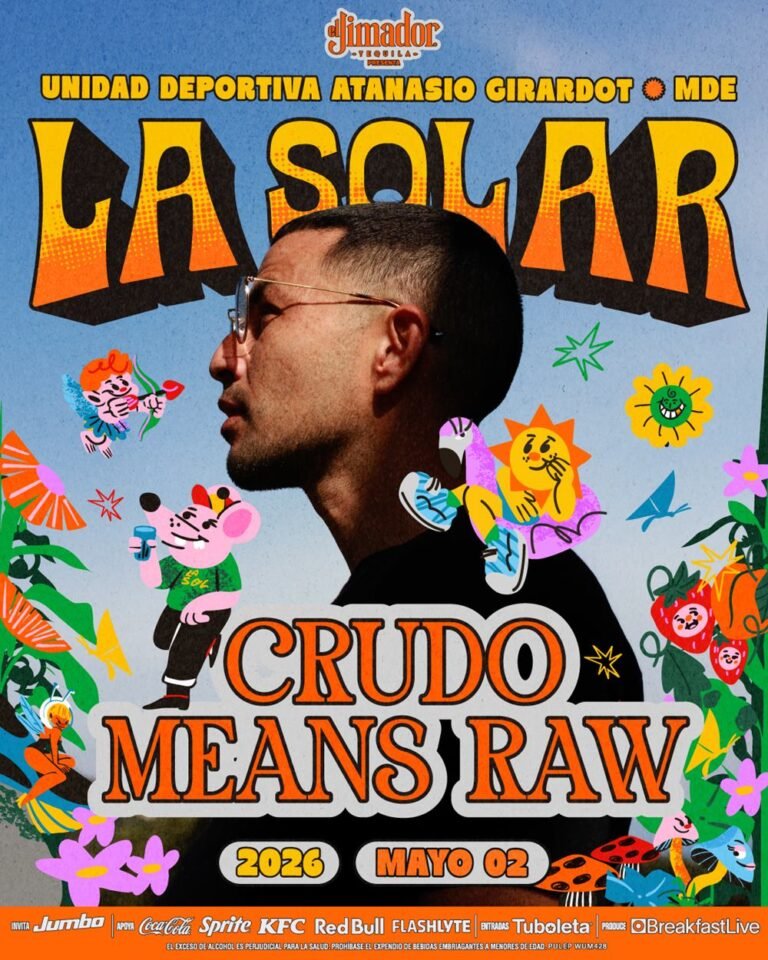 J Álvarez y Crudo Means Raw confirmados para La Solar Medellín 2026