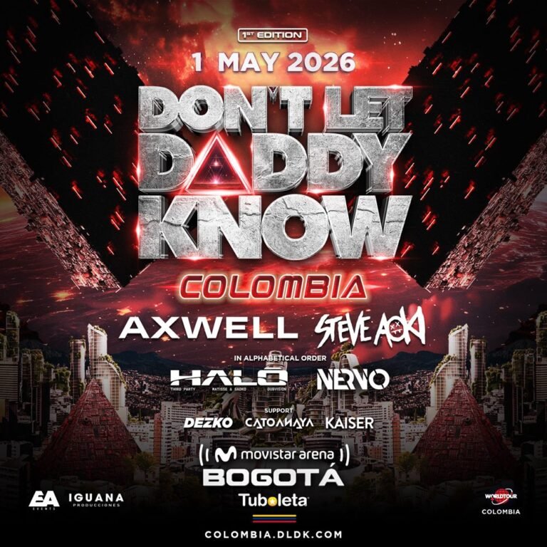 Don’t Let Daddy Know en Colombia: Fechas y venta de entradas