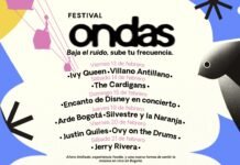 Festival Ondas 2026 en Bogotá: Fechas, artistas y descuentos en boletería Cartel del Festival Ondas 2026: Ivy Queen, Jerry Rivera y The Cardigans en el Simón Bolívar