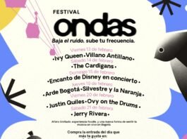 Cartel del Festival Ondas 2026: Ivy Queen, Jerry Rivera y The Cardigans en el Simón Bolívar