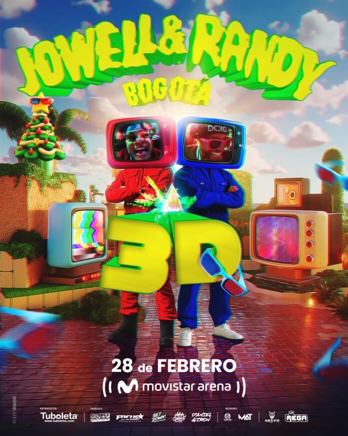 Jowell y Randy traen su gira 3D a Colombia: Precios y localidades