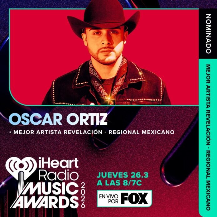 iHeartRadio Music Awards: Oscar Ortiz destaca en el Regional Mexicano